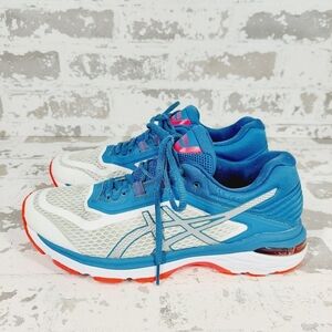 Asics Women's Blue & White Running Athletic Shoes K554
